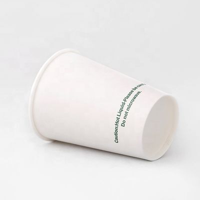 430 ml 12 oz Einfachwandpapierbecher Doppel-PE-Beschichtung Kokapapierbecher kompostierbar
