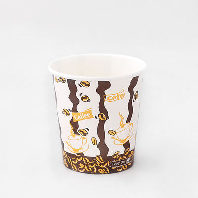 6oz 180ml Einzelwandpapier Heißbecher PE 72mm beschichtet