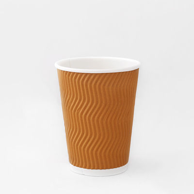 Biologisch abbaubare Ripple-Kaffee-Tassen