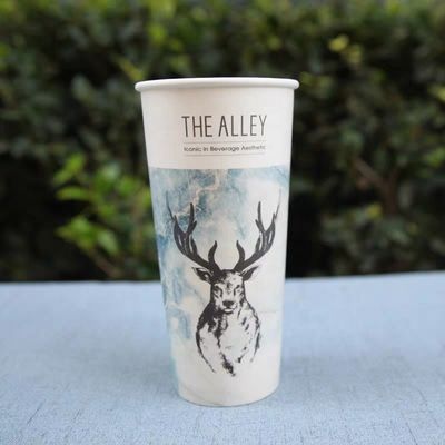 22 oz 630 ml Einfachwand Papier Tasse Custom Printing biologisch abbaubare Party Tassen