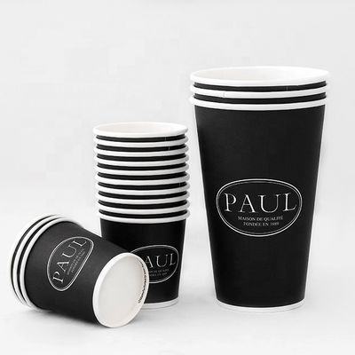 Öko-freundliche, gedruckte Einwegbecher 20oz 600ml Papierkaffeebecher mit Logo