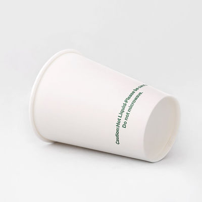 Einweg-Einfach-Kaltgetränke-Papierbecher 7oz 210ml Kunststoff-frei beschichtete Einfach-Wandbecher