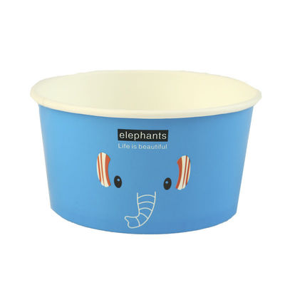 Lunch Paper Bowl Custom Dimension 930ml Round PLA Wegwerf-Eis-Schüsseln