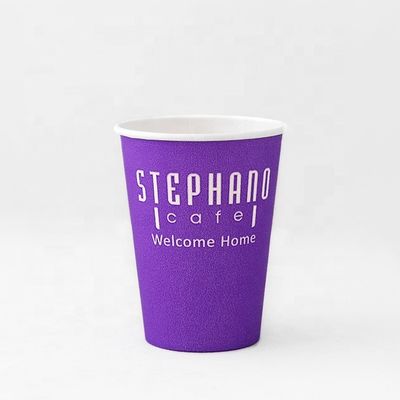 540 ml Einwegkaffeetassen Doppel-PE-beschichtet 16oz Einfachwandpapier-Tasse