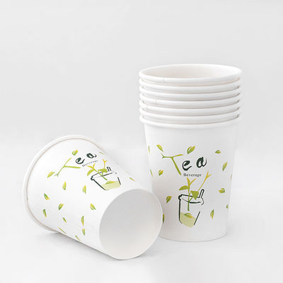 Keine Leckagen Kompostierbare heiße Tassen Einwegkaffee 8oz 300ml Eco-Heiztassen