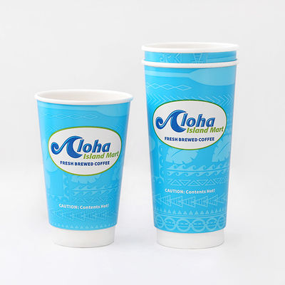 Anpassung Doppelwand Papier Tasse 360ml 10oz Papier Tassen Marke