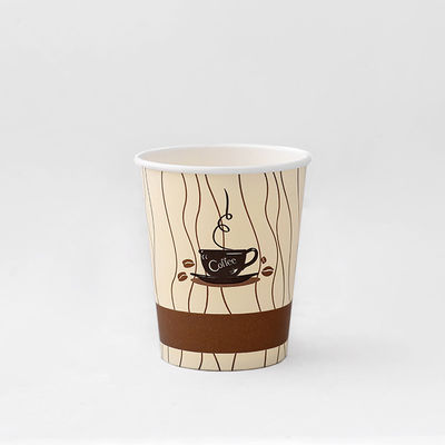 9oz 250ml Einweg-PE-beschichtete Einfach-Papier-Tasse