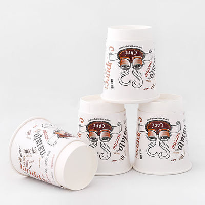 12oz 430ml Doppelwandbecher PE beschichtet Einwegbecher Kompostierbares Papier