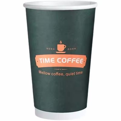 Einweg 630 ml Doppelwand Papier Tasse PLA beschichtet 22oz Trinkpapier Tasse
