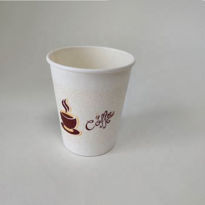 Einweg-PE-Beschichtet 230ml Einfach-Papier-Tasse 7.5oz anpassbares Logo