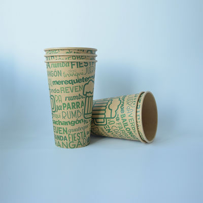 Verdickte doppelte PE-beschichtete Einzelpapier-Tasse 10oz 360ml Ölsicher