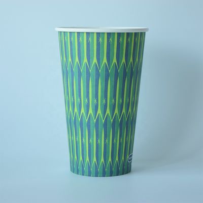 Einweg-Papierbecher 12oz 430ml Einzeltaschen-PLA-Beschichtung