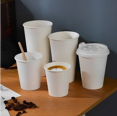 3.5oz 85ml Weiße Einweg-PE-Single-Papier-Tasse kann maßgeschneidert gedruckt werden