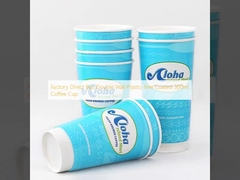 Fabrik-Direkt 8oz Doppelwand Kaffeetasse 300ml Kunststofffrei beschichtet